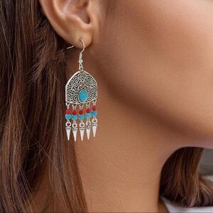 Southwestern Turquoise Earrings NWT